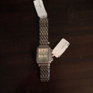 Michele DecoDiamond TwoTone Rose Gold,DiamondWatch